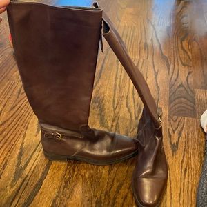 Ralph Lauren brown riding boots